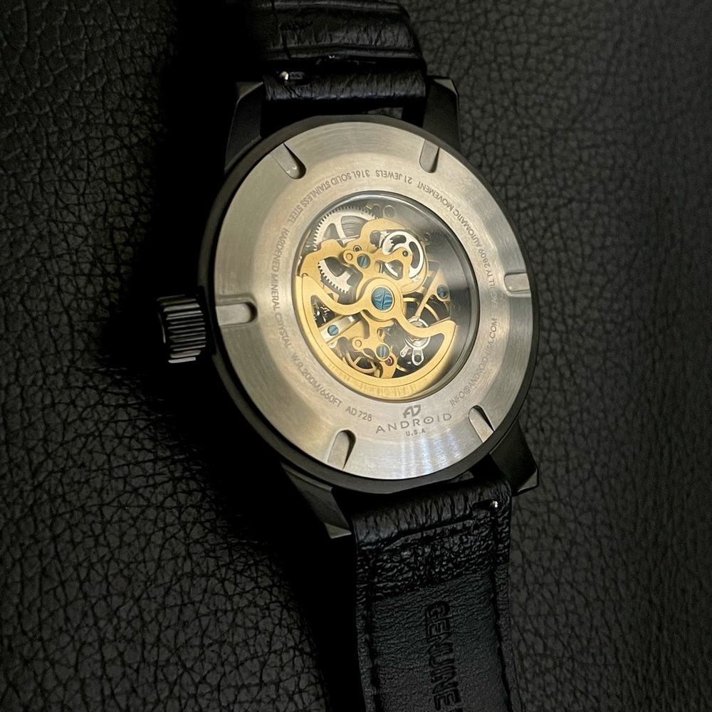 Rare Like New Unworn Android Automatic Skeleton M… - image 4